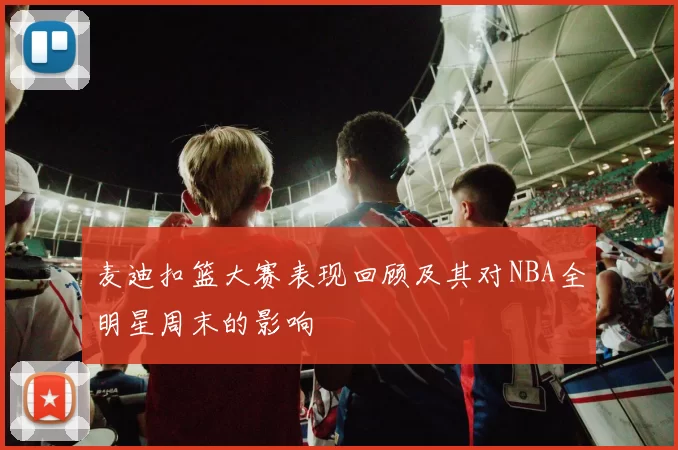 麦迪扣篮大赛表现回顾及其对NBA全明星周末的影响