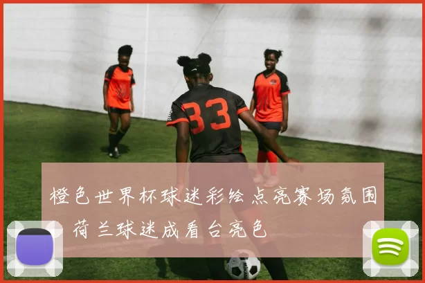橙色世界杯球迷彩绘点亮赛场氛围，荷兰球迷成看台亮色