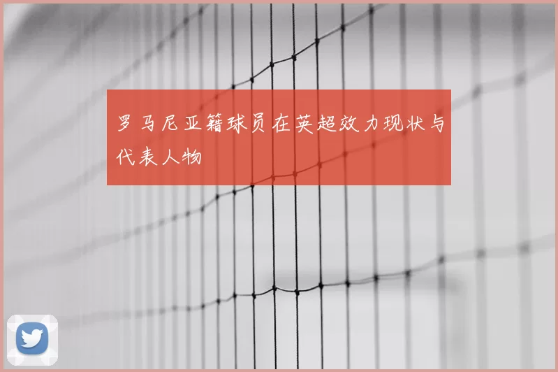 罗马尼亚籍球员在英超效力现状与代表人物